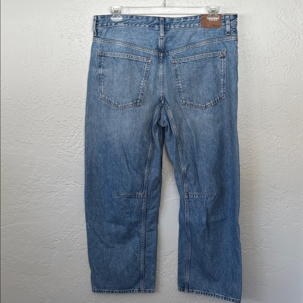 Madewell Women’s 100% Cotton Darted Barrel Leg Button Fly Jean 31 - Picture 10 of 12